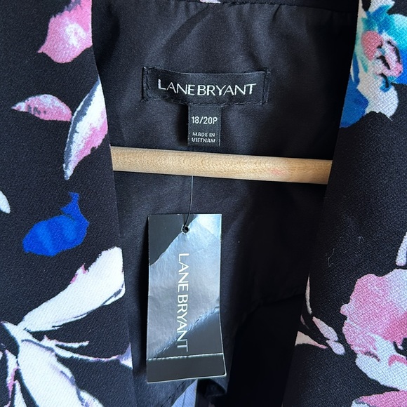 Lane Bryant Floral Black Blazer - Picture 6 of 11